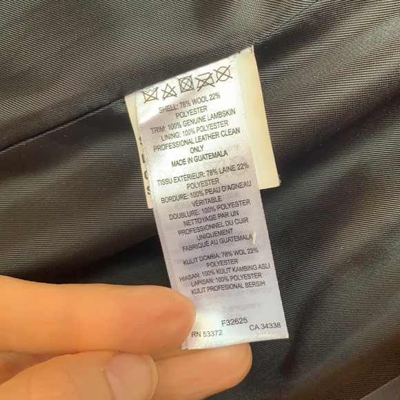 French Connection Size 14 US Wide Collar Tulip Hem Fire Engine Red Coat - Picture 10 of 17